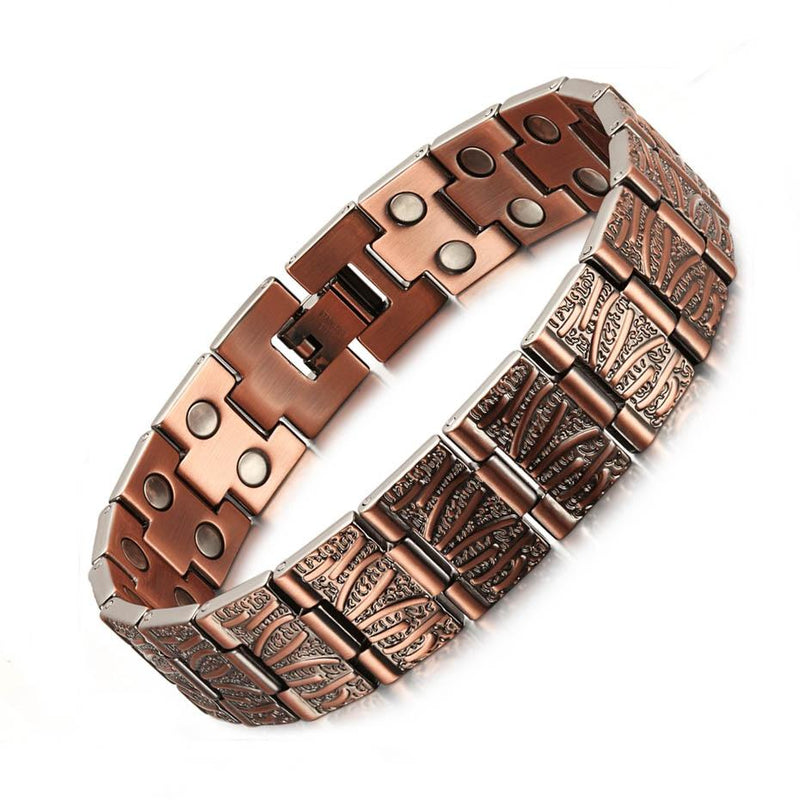 Vintage Cobre -  Pulseira / Bracelete Magnético feita em cobre