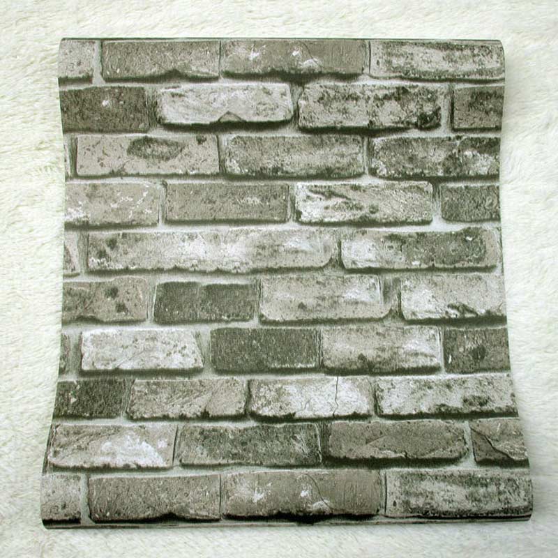 Papel de parede desenho de tijolo