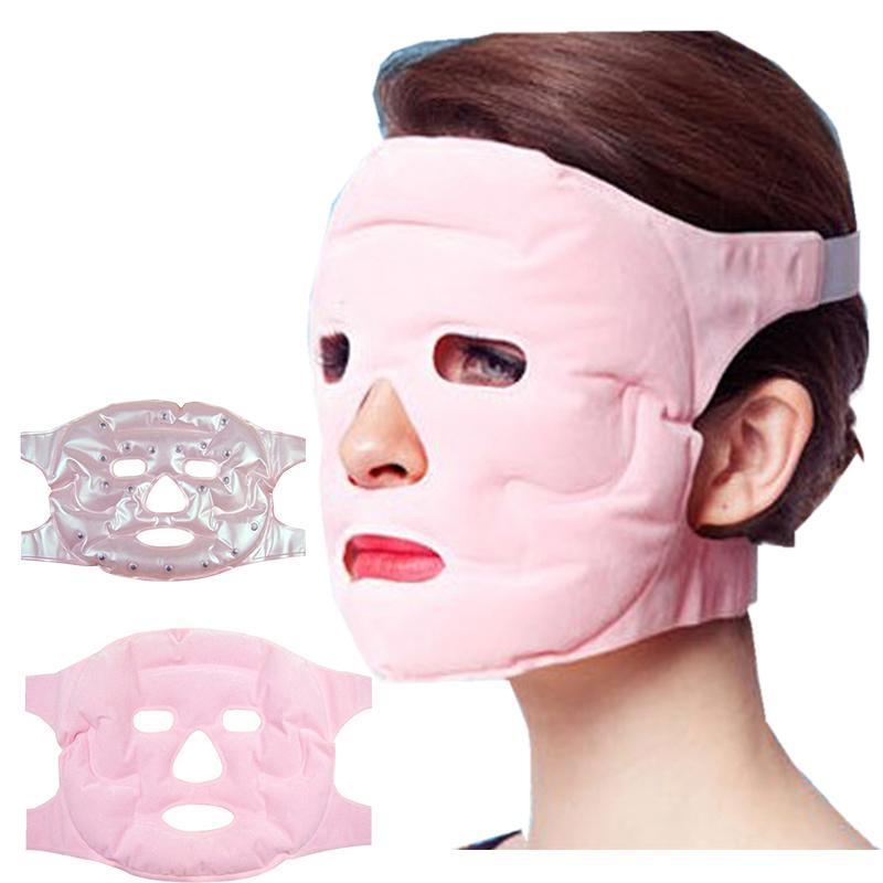 Máscara Rejuvenescedora Terapia c/ 20 pontos Magnéticos de turmalina - face-lift magnético