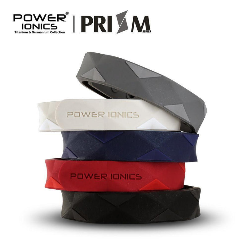 Pulseira - Prism Power Ionics com 2000 íons, turmalina, germânio e bio silicone