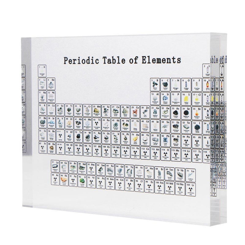 Tabela Periódica Acrílica 3D Interativa - Exibe os Elementos