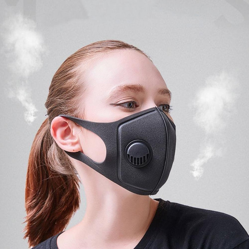 PROTECTMASK  c/ válvula respiratória lavável - para poeira e poluição pm2.5