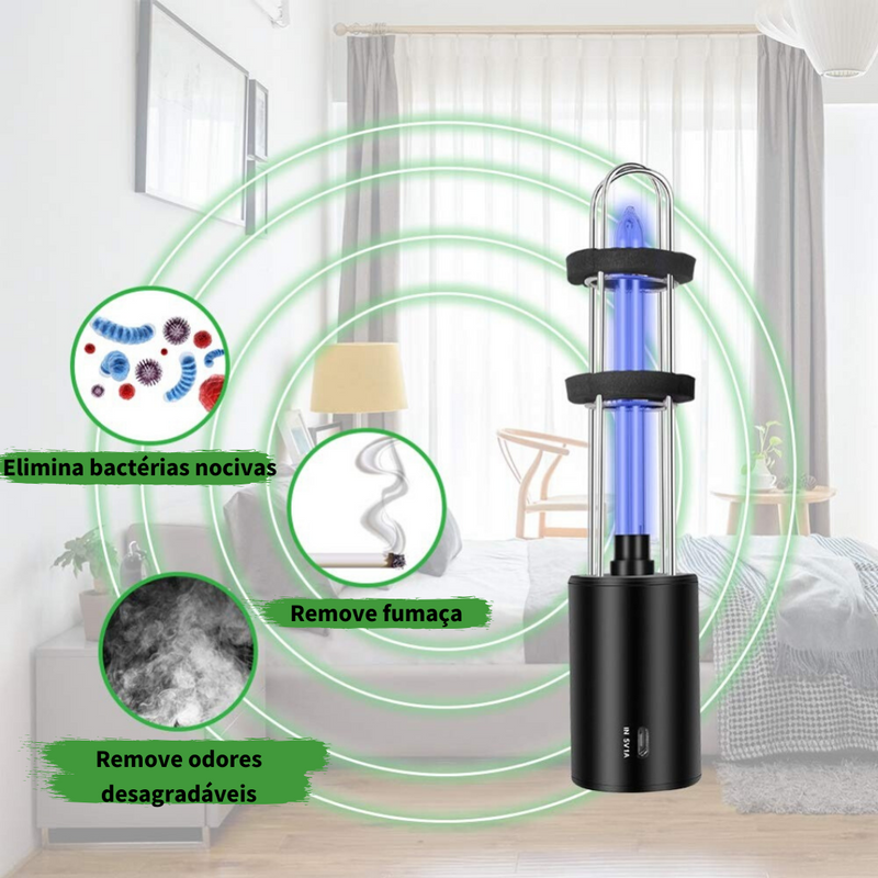 Sterilizer™ Esterilizador Ultravioleta para Ambientes, Portátil - Recarregável